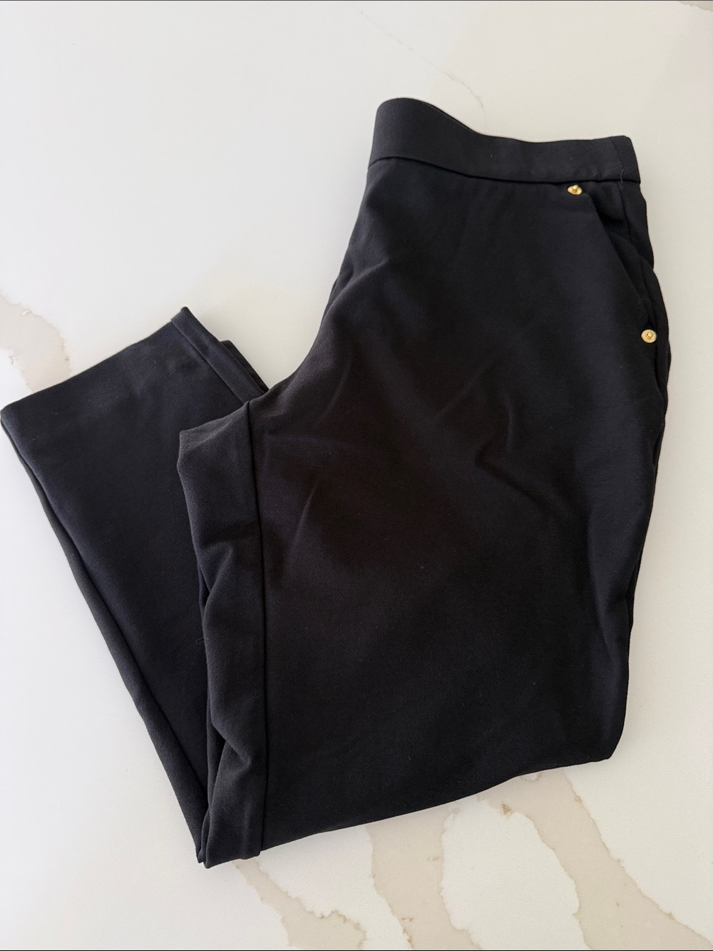 Michael Kors Black Cropped Ankle Pants